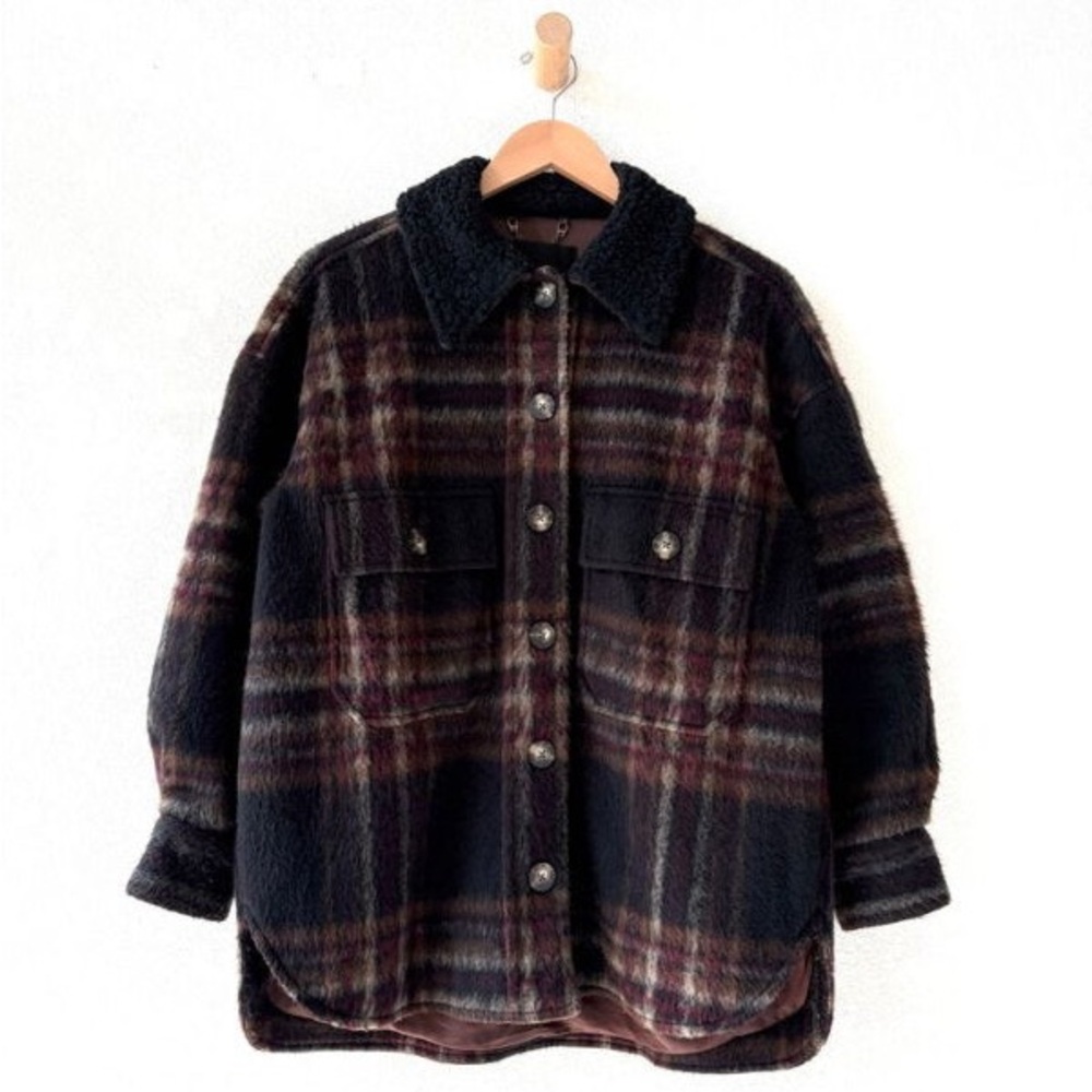 No. 6 Wilson Plaid Black Jacket S